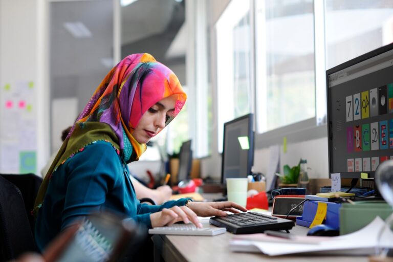 business women work